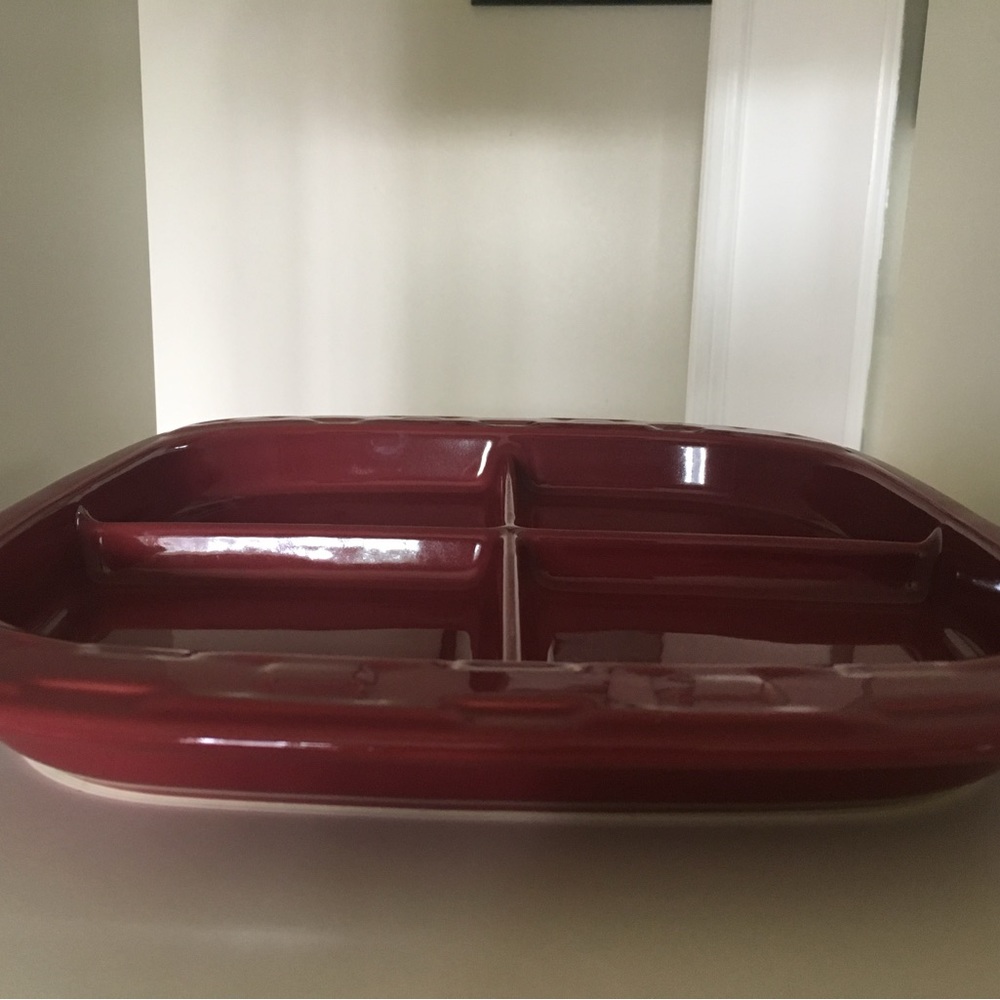 Longeberger Pottery serving dish